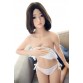 135cm (4ft3) Mini Silicone Doll with Asian Features and Big Black Eyes - Emily